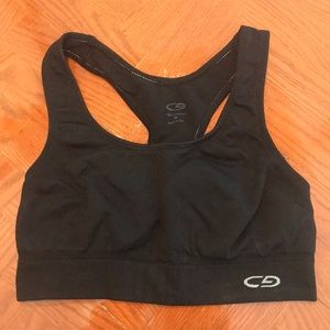 Black sports bra